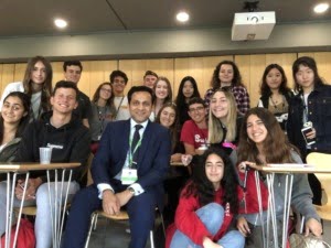 Tarak Nath Gorai with his students for the Change management Keynote speaker at St Catherine college, Oxford University, Oxford Royale