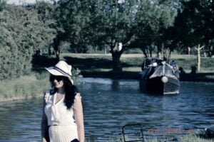 Supriya Gorai , a lady at Marsworth Tring Reservoirs Walk, by the canal